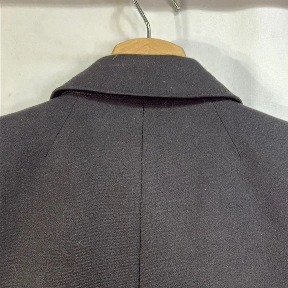 🥖 J. Crew Black stretch, cotton blend single button pleated shoulder Blazer